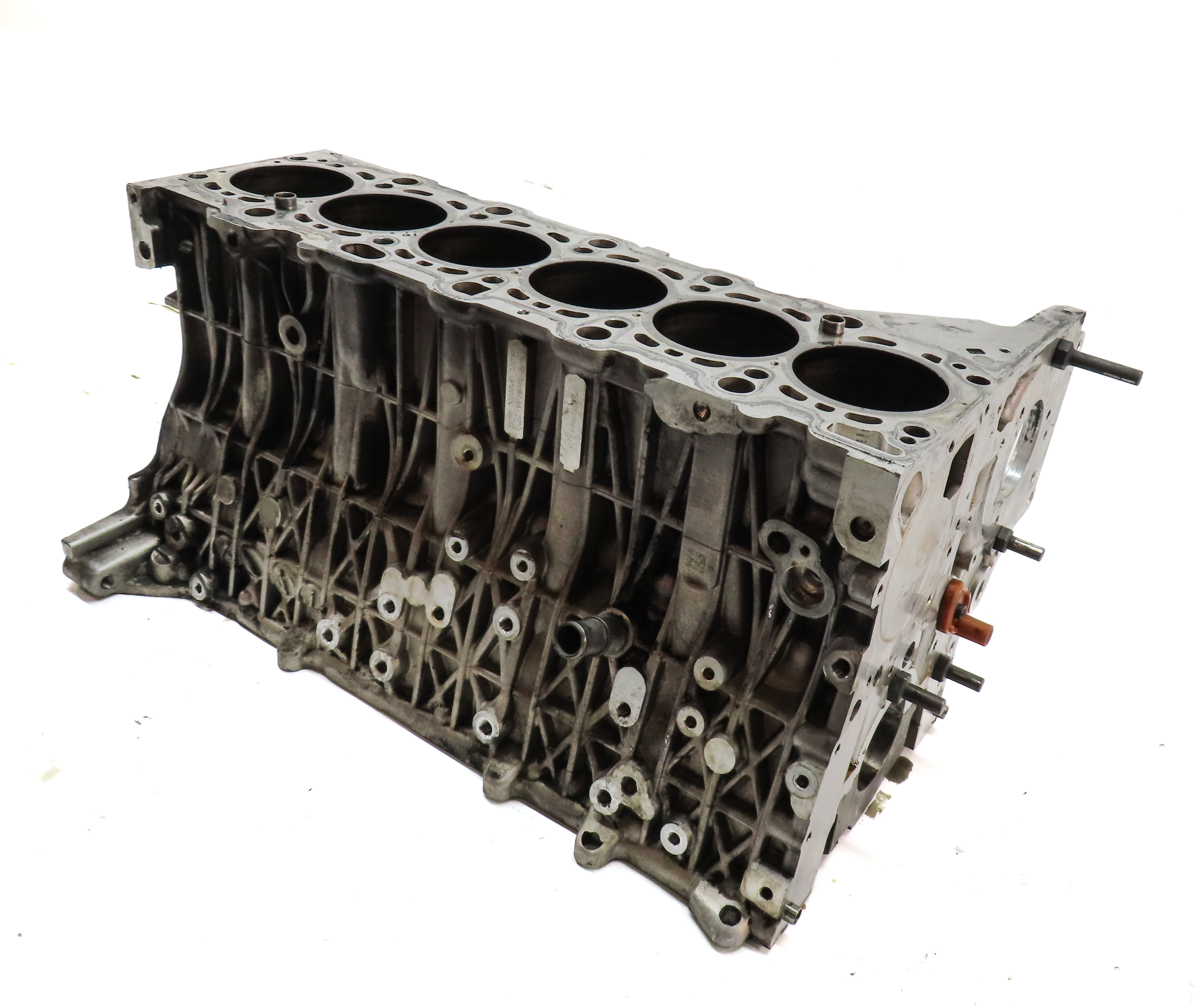 09-13 BMW X5 335D (E70 E90) 3.0L TWIN TURBO M57Y DIESEL ENGINE - CYLINDER BLOCK — exact item pictured